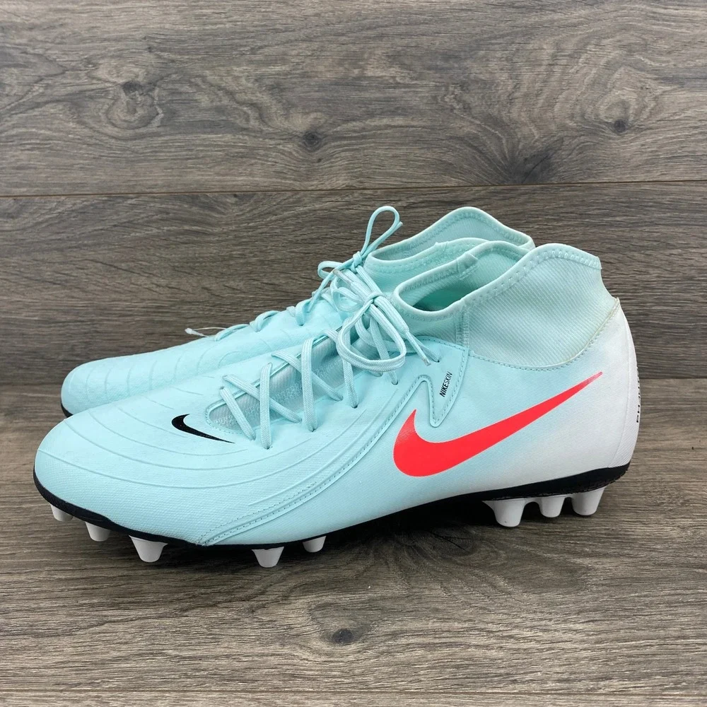 Nike Phantom Luna II Academy MG Soccer Cleats Mens 13 Blue FJ2585-300 NikeSkin
